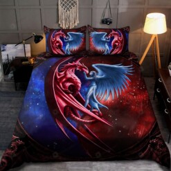 Dragon Cotton Bed Sheets Spread Comforter Duvet Cover Bedding Sets