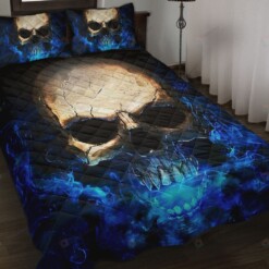 Skull Quilt Bedding Set