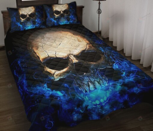 Skull Quilt Bedding Set