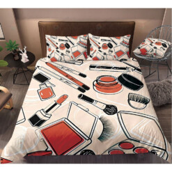 Beauty Instruments Make-Up Bedding Set Bed Sheets Spread Comforter Duvet Cover Bedding Sets