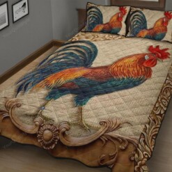 Rooster Quilt Bedding Set Cotton Bed Sheets Spread Comforter Duvet Cover Bedding Sets