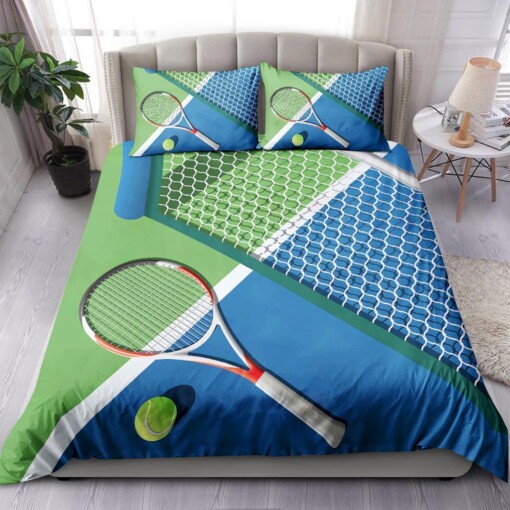 Tennis Court Bedding Set Bed Sheets Spread Comforter Duvet Cover Bedding Sets