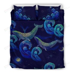 Blue Whale Bedding Set Bed Sheets Spread Comforter Duvet Cover Bedding Sets