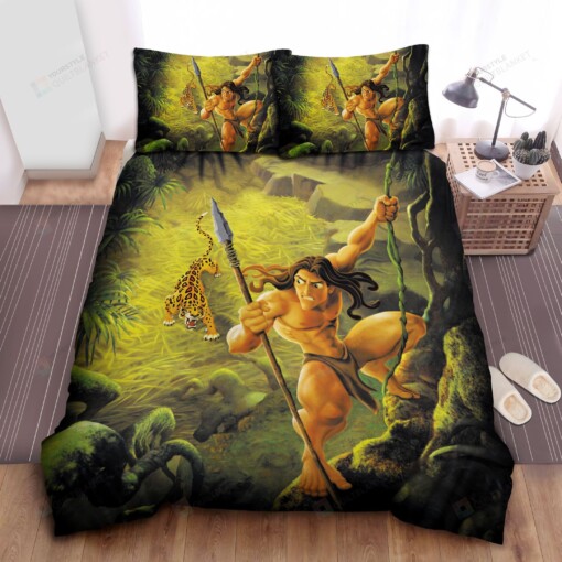 Tarzan Tiger Bed Sheets Spread Comforter Duvet Cover Bedding Sets