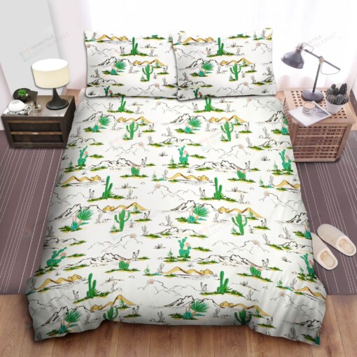 Vintage Cactus Ruffle Bedding Sets