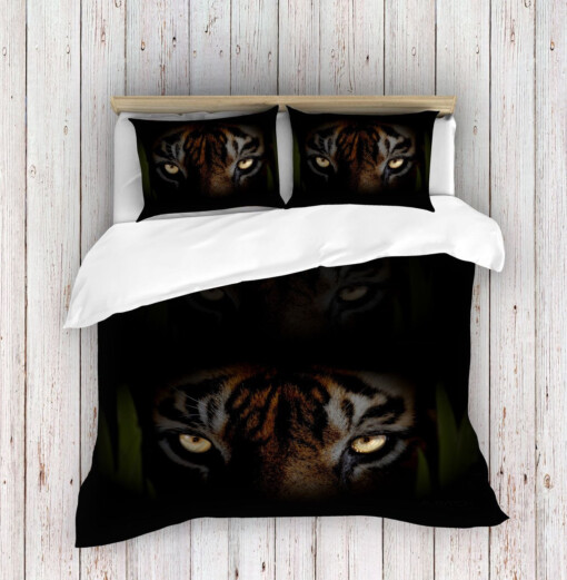 Tiger Eyes Bedding Set Bed Sheets Spread Comforter Duvet Cover Bedding Sets