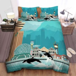 Vancouver Canada Bed Sheets Spread Comforter Duvet Cover Bedding Sets