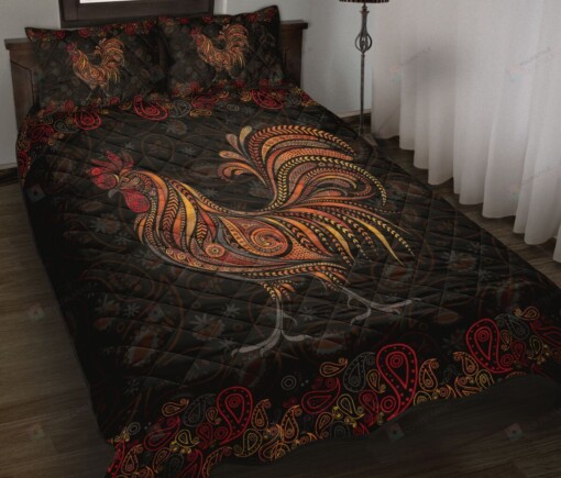 Chicken Quilt Bedding Set