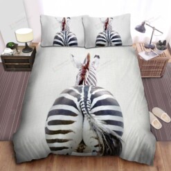 Zebra Butt Bed Sheets Spread Comforter Duvet Cover Bedding Sets