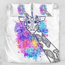 Giraffe Cotton Bed Sheets Spread Comforter Duvet Cover Bedding Sets