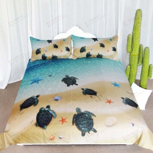 Turtles Bedding Sets Bed Sheets Duvet Cover Bedding Sets