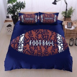 Football Cotton Bed Sheets Spread Comforter Duvet Cover Bedding Sets