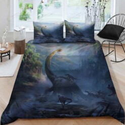 Dinosaur Cotton Bed Sheets Spread Comforter Duvet Cover Bedding Sets