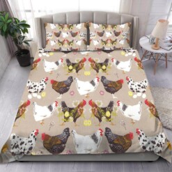 Chickens Bedding Set Bed Sheets Spread Comforter Duvet Cover Bedding Sets