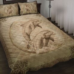 Dolphin Quilt Bedding Set