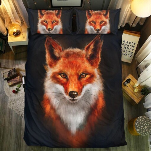Fox Collection 24 3d Duvet Cover Bedding Set
