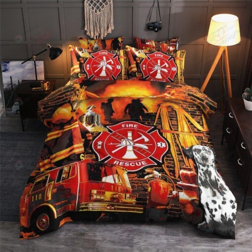 Firefighter Bedding Set Bed Sheets Spread Comforter Duvet Cover Bedding Sets