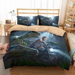 3d Jurassic World Duvet Cover Bedding Set