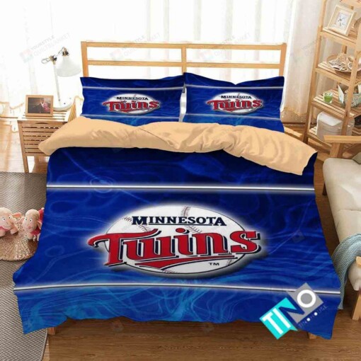 Mlb Minnesota Twins 1 Logo 3d Duvet Cover Bedding Sets