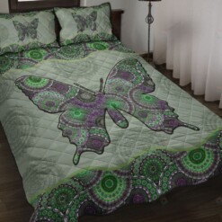 Butterfly Quilt Bedding Set