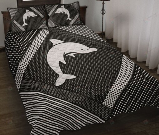 Dolphin Style Quilt Bed Set Bedding Set