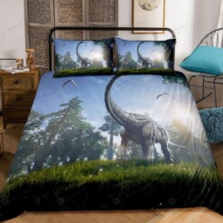 Dinosaur Bed Sheets Duvet Cover Bedding Set