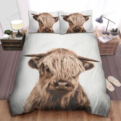 Highland Cattle Bed Sheets Spread Comforter Duvet Cover Bedding Sets