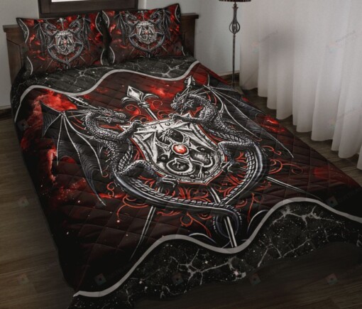 Dragon Knight Quilt Bedding Set