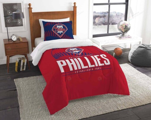 Philadelphia Phillies Bedding Set (Duvet Cover & Pillow Cases)