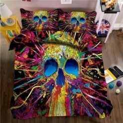 3d Psychedelic Bedding Set Cover (Duvet Cover & Pillow Cases)