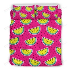 Watermelon Cotton Bed Sheets Spread Comforter Duvet Cover Bedding Sets