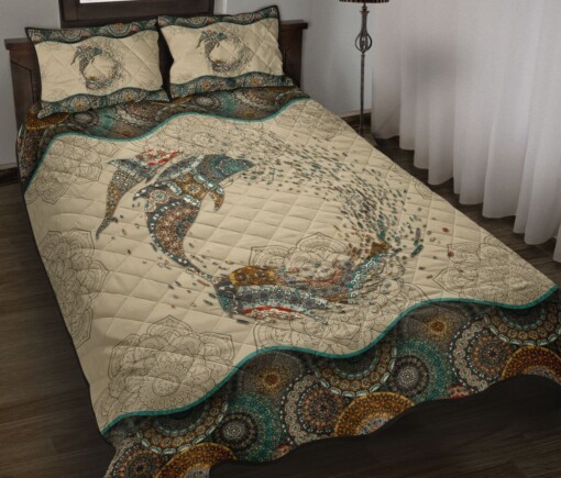 Dolphin Quilt Bedding Set