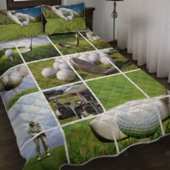 Golf Sports Quilt Bedding Set