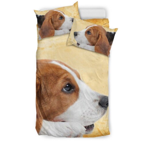 Beagle Puppy Print Bedding Set Bed Sheets Spread Comforter Duvet Cover Bedding Sets