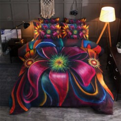 Flower Cotton Bed Sheets Spread Comforter Duvet Cover Bedding Sets