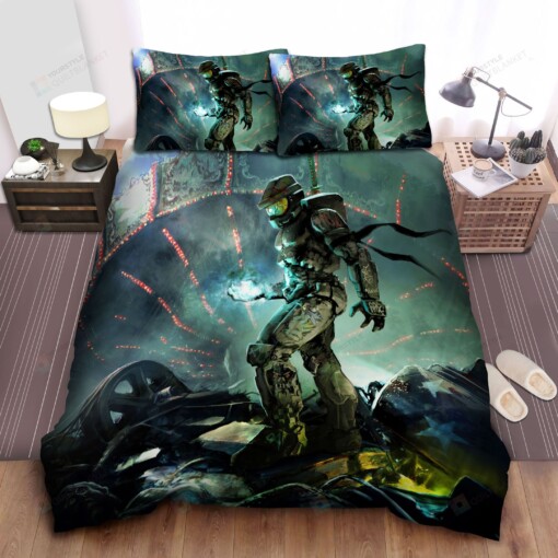 Halo Reach Bed Sheets Spread Comforter Duvet Cover Bedding Sets