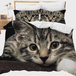 Cat Bedding Set Bed Sheets Spread Comforter Duvet Cover Bedding Sets