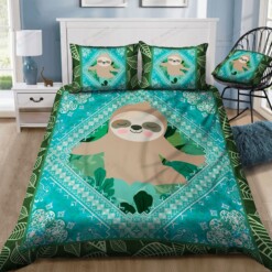 Sloth Cotton Bed Sheets Spread Comforter Duvet Cover Bedding Sets