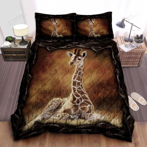 Giraffe Quilt Bedding Set