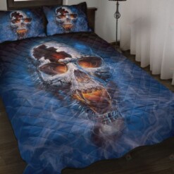 Skull Quilt Bedding Set