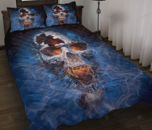 Skull Quilt Bedding Set