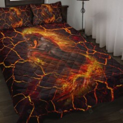 Horse Fire Quilt Bedding Set