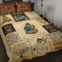 LOVE Book Quilt Bedding Set