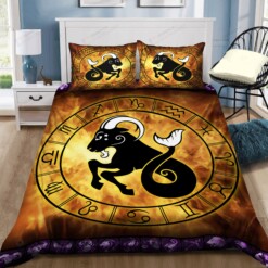 Capricorn Mysterious Horoscope Bedding Set Bed Sheets Spread Comforter Duvet Cover Bedding Sets