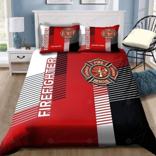 Firefighter Honor Duvet Cover Bedding Set