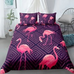 Flamingo Bedding Set Bed Sheet Spread Comforter Duvet Cover Bedding Sets