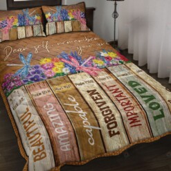 Dragonfly Dear Self Quilt Bedding Set