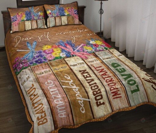 Dragonfly Dear Self Quilt Bedding Set