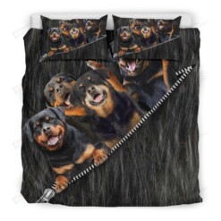 Rottweiler Quilt Bedding Set