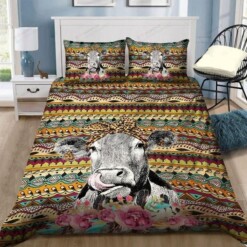 Cow Farmer Bedding Set Bed Sheets Spread Comforter Duvet Cover Bedding Sets